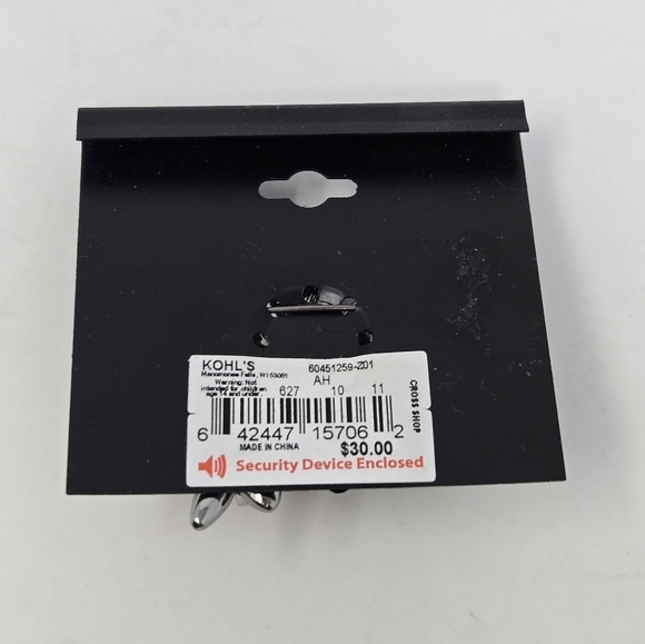 NWT SIMPLY VERA VERA WANG SILVER BLUE PINK FLORAL BROOCH FASHION JEWELRY WOMEN - Picture 4 of 10